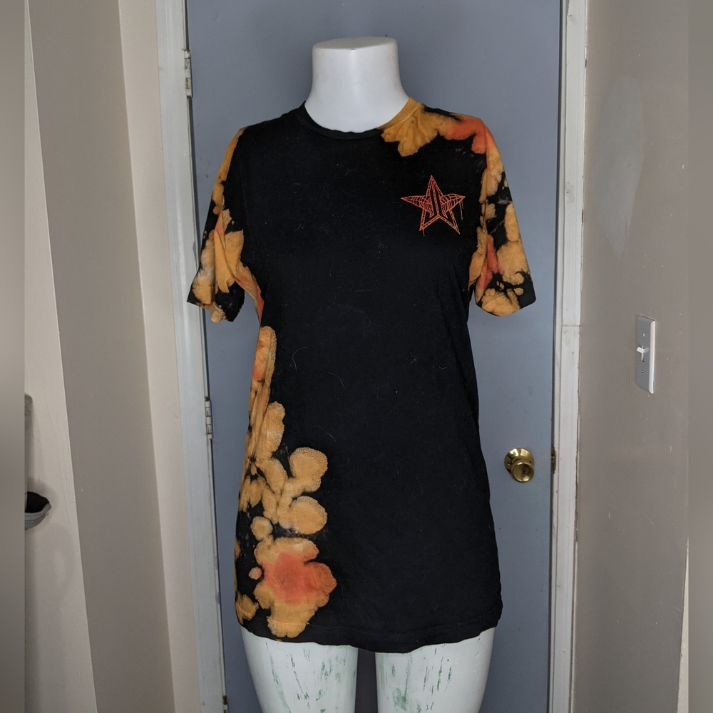Jeffree Star Black Tie-Dye Tee